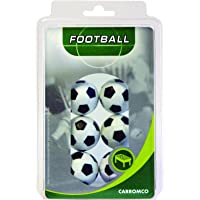 Los mejores  - Carromco 62406 Pelotas de futbolin- Unisex- Multicolor (Blanco-Negro)- 36 mm Conjunto de 6